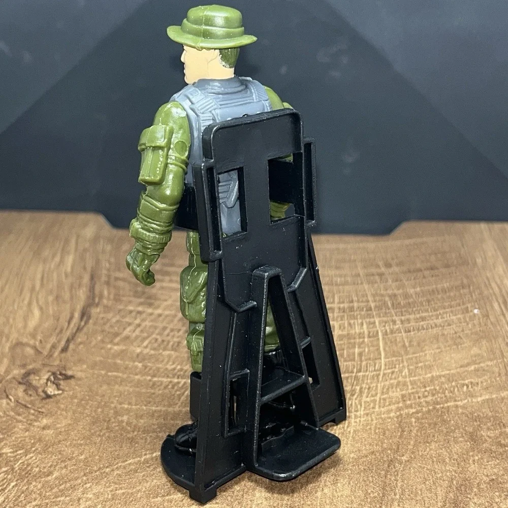 VTG Chap Mei Military‎ Soldier Action Figure With Stand 3.75